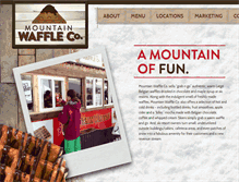 Tablet Screenshot of mountainwaffle.com
